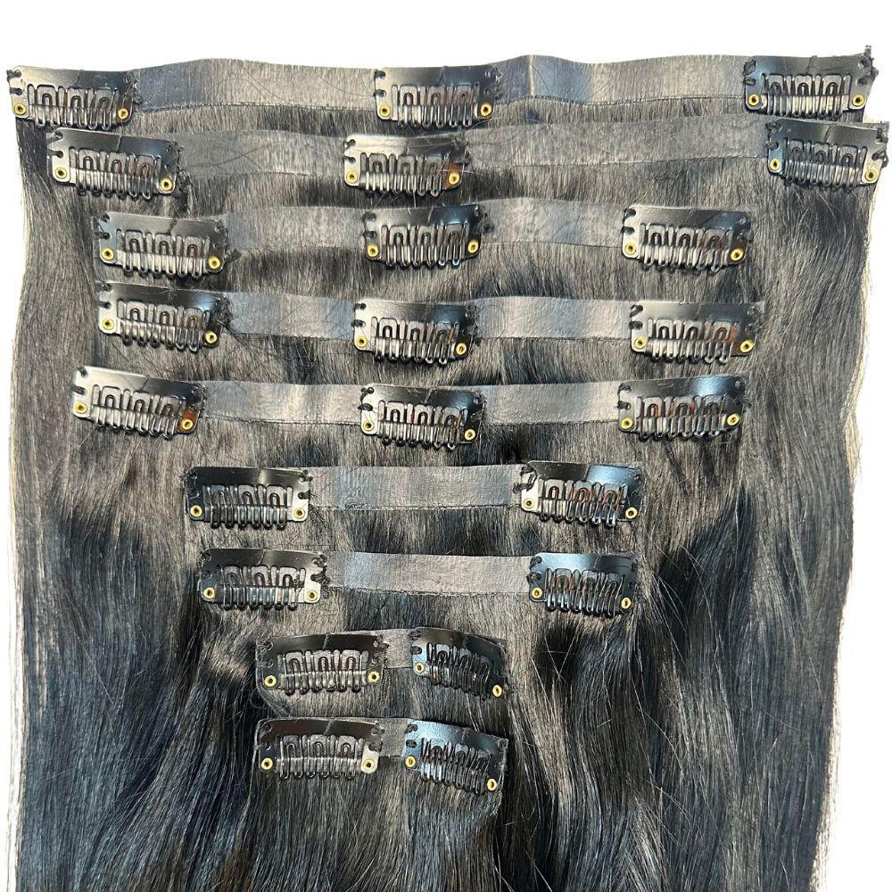 Jet Black Seamless Clip-In